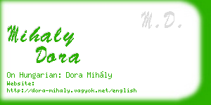 mihaly dora business card
